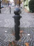 Stilpoller TS-HERITAGE Ø140mm mit Aluminium-Kugelkopf und Kettenösen