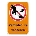 Informatiebord - Verboden te voederen