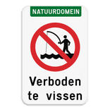 Informatiebord - Visverbod
