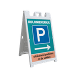 CarrySign TS 635x1140mm - stoepbord vol reflecterend
