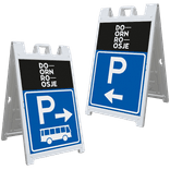 CarrySign TS 635x1140mm - stoepbord vol reflecterend