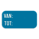 Verkeersbord SB250 G type VIId - Aanvulling op verkeersborden voor stilstaan en parkeren