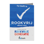 Sticker reflecterend - Rookvrije Generatie + logo