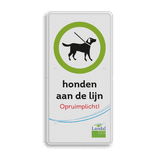 Verkeersbord DOR rechthoek 2:1 reflecterend +  eigen ontwerp/opdruk