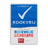 Rookvrije school - Informatiebord - Op weg naar een Rookvrije generatie - met logo