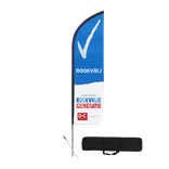 Beachflag 800x2200mm - Rookvrije Generatie