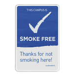 Rookvrij terrein - Smoke free - Op weg naar een Rookvrije generatie - met logo