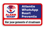 WABP onderbord 2x1 met eigen tekst