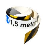 Set vloersticker 1150x50mm - 1,5m afstand houden