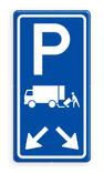 Verkeersbord RVV E07 met pijlrichting