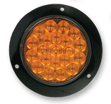 12 volts Lampe LED BASIC 102 séparée - ambre - Quad Sync. 12V