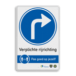 Veiligheidsbord - Kiss & Ride voetbaltraining
