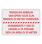 Verkeersbord DOR rechthoek 3:2 reflecterend + eigen ontwerp/opdruk