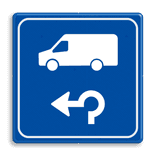 Verkeersbord - Routeverwijzing Transporterbus