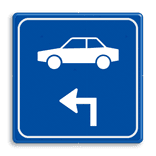 Verkeersbord - Routeverwijzing auto