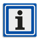 Verkeersbord RVV BW101S104 - informatiepuntverwijzing