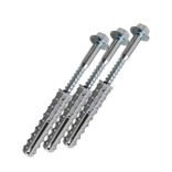 Poteaux Flexibles Anti-Stationnement en plastique blanc/rouge - Ø80mm