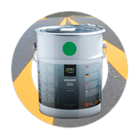 Peinture routière - Seau de 6kg - verte RAL 6024