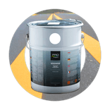 Peinture routière blanche RAL 9010 - Seau de 6 kg