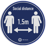 Veiligheidsbord Social Distance - 1,5m - UMC