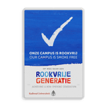Rookvrij terrein - Smoke free - Op weg naar een Rookvrije generatie - met logo