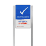 Portaalsysteem bord + logo - Smoke-free Generation