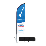 Beachflag 800x2200mm - Rookvrije Generatie