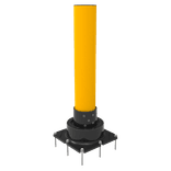 SlowStop - Energie absorberende rampaal - Type 3 - 1500mm