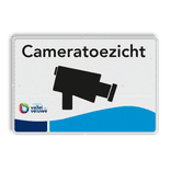 Verkeersbord cameratoezicht in huisstijl - BP03a