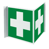 Panneau angulaire - E003 - Premiers secours