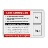 Verkeersbord DOR rechthoek 3:2 reflecterend + eigen ontwerp/opdruk