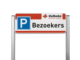 Parkeerplaatsbord type TS - met logo en/of eigen ontwerp - reflecterend