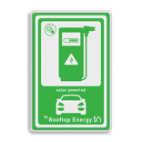 Verkeersbord DOR rechthoek 3:2 reflecterend + eigen ontwerp/opdruk