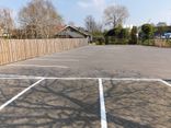 Parkeervak belijning parkeerplaats wit