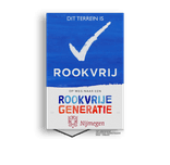 Vlak bord of sticker Rookvrije Generatie