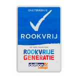 Rookvrije school - Informatiebord - Op weg naar een Rookvrije generatie - met logo