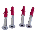 Bevestigingset type 1 - M8x80mm t.b.v. vloermontage (set 4 stuks)