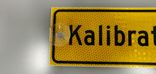 Autobord met zuignappen 500x100mm met eigen opdruk geel FLUOR