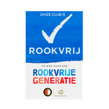 Vlak bord of sticker Rookvrije Generatie