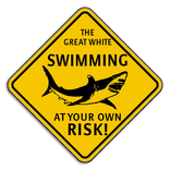 Verkeersbord Australië - Shark