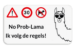 Informatiebord - No Prob-Lama