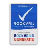 Rookvrije Generatie - Informatiebord - THIS AREA IS SMOKE-FREE