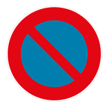 Vloersticker - Verkeersteken België