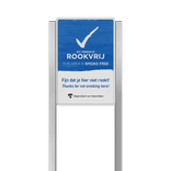 Portaalsysteem bord + logo - Smoke-free Generation