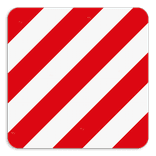 Verkeersbord - Lengte-Breedte Markering