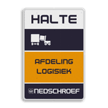 Haltebord - Nedschroef met icoon