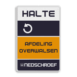 Haltebord - Nedschroef met icoon