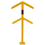 Veiligheidsrailing - Rond - Hoekstuk