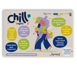 Campagnebord reflecterend - Chill regels - na 22.00 uur