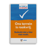 Informatiebord Rookvrij Speeltuin met logo